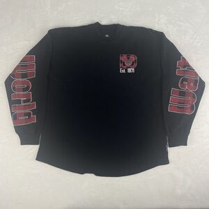 Disney Jersey Spirit Disney Walt Disney Shirt Adult Small Black Logo Pullover